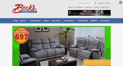 Desktop Screenshot of becksfurniture.com